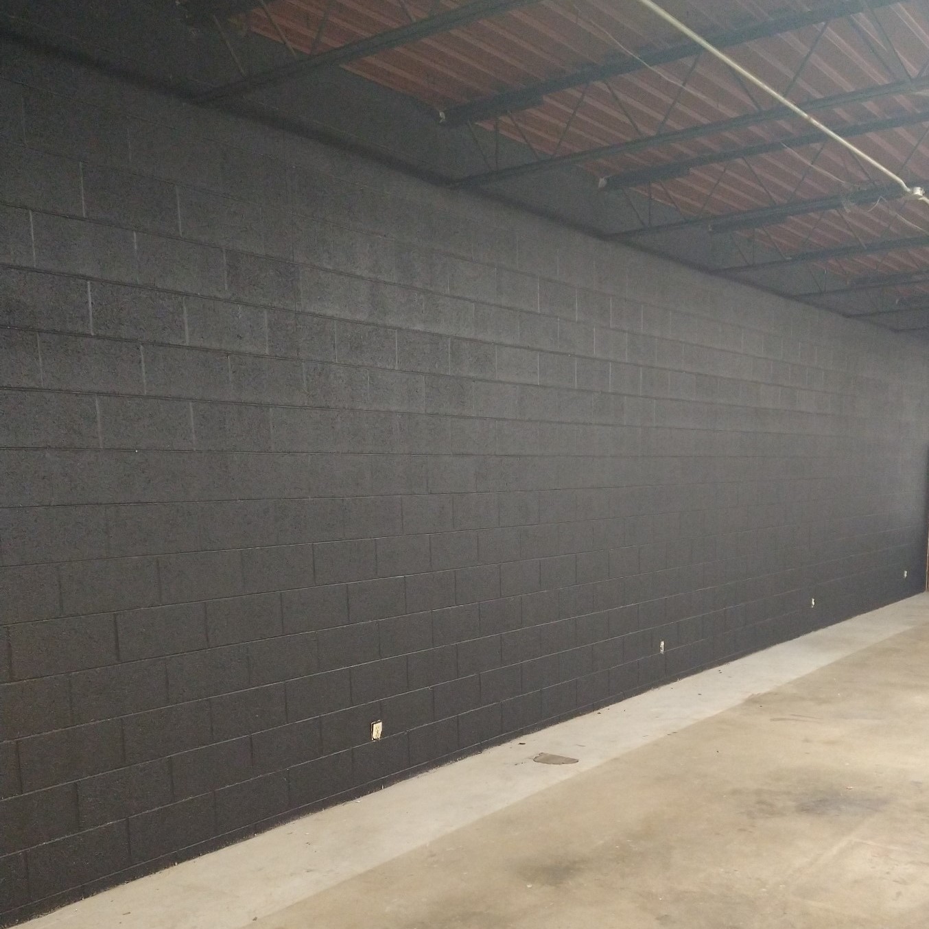 Interior Painted Brick Wall Accent